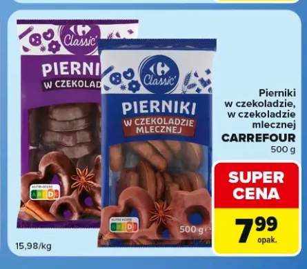 Pierniki w czekoladzie Carrefour +1 wariant