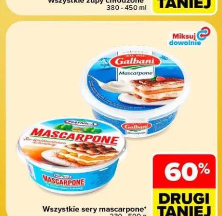 Sery mascarpone +2 warianty