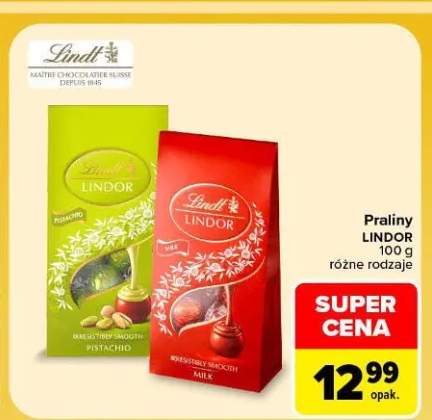 Praliny Lindor Milk Lindt +1 wariant
