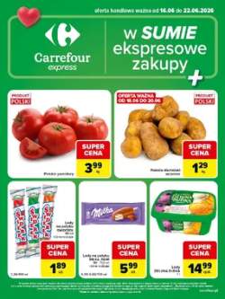 Okładka gazetki Carrefour