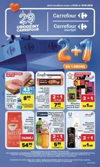 Okładka gazetki Carrefour