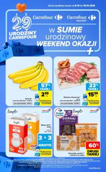 Okładka gazetki Carrefour