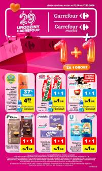 Okładka gazetki Carrefour