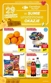 Okładka gazetki Carrefour