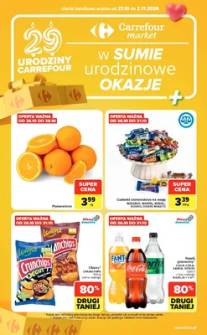 Okładka gazetki Carrefour